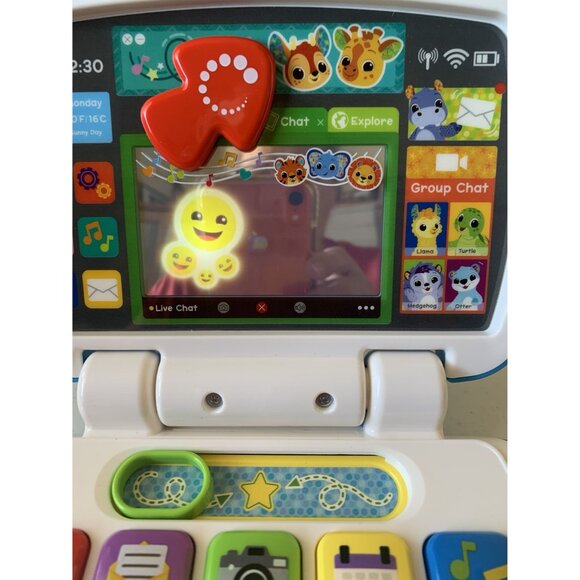 Vtech Blue Pretend Play Laptop With Interactive Features & Educational Games For - Picture 4 of 4